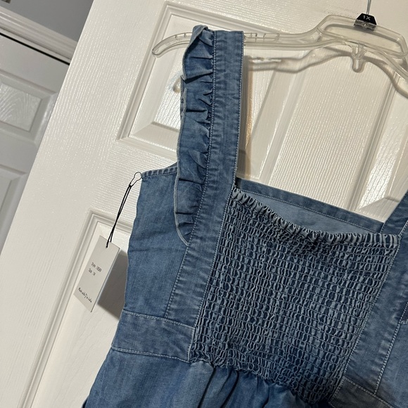 NWT Adorable Japna Denim Mini Tank Dress - Picture 10 of 13